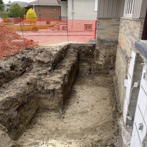 Front Porch Excavation